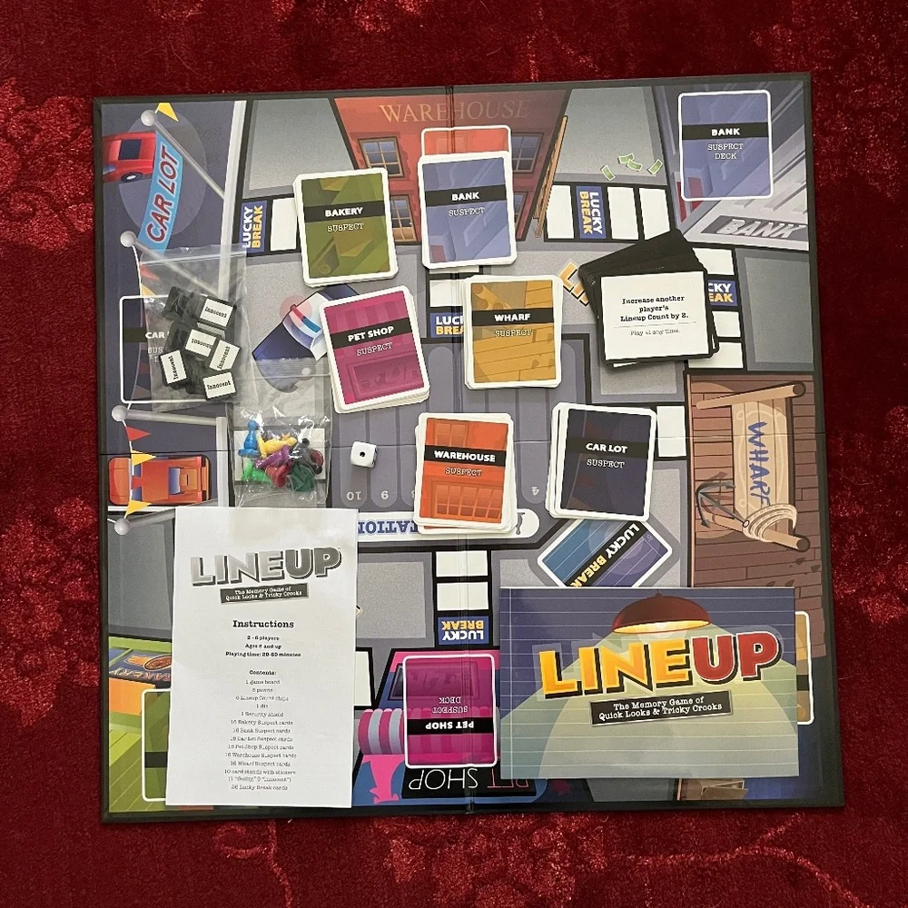 Line Up Board Game-Memory Game - Picture 1 of 3